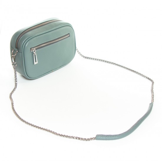 Женская сумочка из натуральной кожи ALEX RAI 17005 голубой