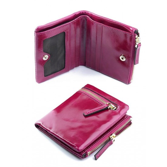 Женский кошелек из натуральной кожи LARGONI D-3105 розовый