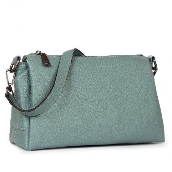 Женская сумочка из натуральной кожи ALEX RAI 99105-1 зеленый