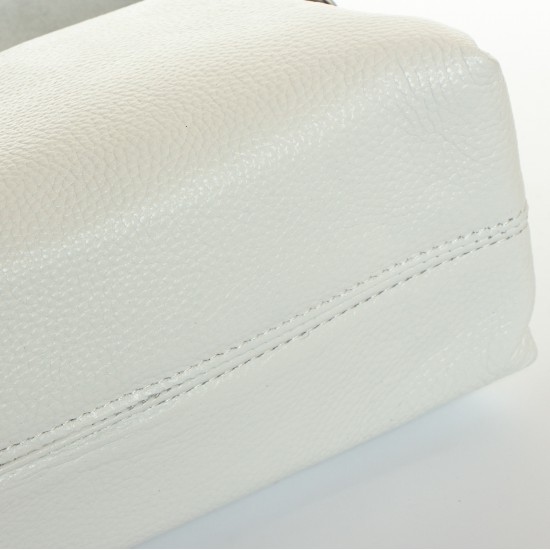 Жіноча сумочка із натуральної шкіри ALEX RAI 99104 білий