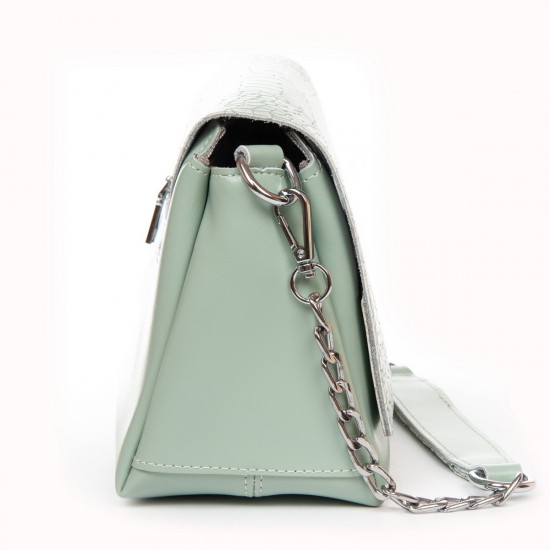 Женская сумочка из натуральной кожи LARGONI 9717 зеленый