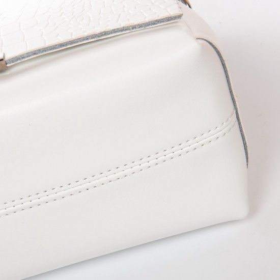 Жіноча сумочка з натуральної шкіри LARGONI 9717 білий