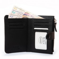 Женский кожаный кошелек dr.Bond Classic WN-23-17 черный Женский кожаный кошелек dr.Bond Classic WN-23-17 черный