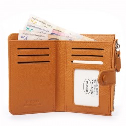Женский кожаный кошелек dr.Bond Classic WN-23-17 желтый Женский кожаный кошелек dr.Bond Classic WN-23-17 желтый