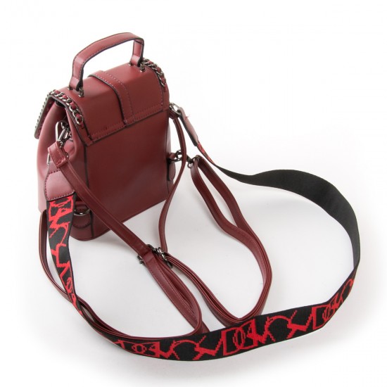 Женская сумка-рюкзак FASHION 7121-1 бордовый