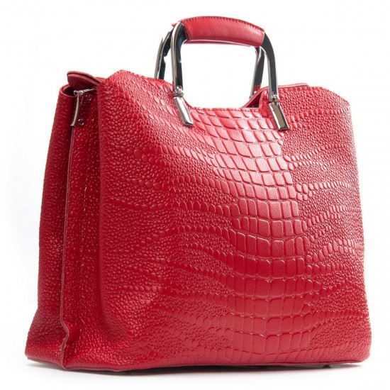 Женская сумка из натуральной кожи ALEX RAI 1540-1 красный