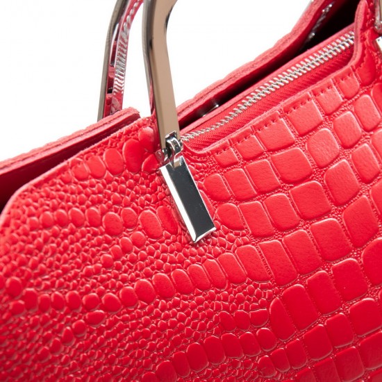 Женская сумка из натуральной кожи ALEX RAI 1540-1 красный