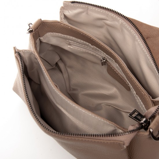 Женская сумка из натуральной кожи ALEX RAI 99104 хаки