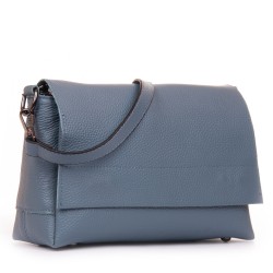 Жіноча сумка з натуральної шкіри ALEX RAI 99105 синій