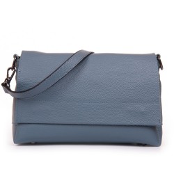 Жіноча сумка з натуральної шкіри ALEX RAI 99105 синій