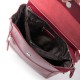 Женский рюкзак из натуральной кожи ALEX RAI  1005 бордовый