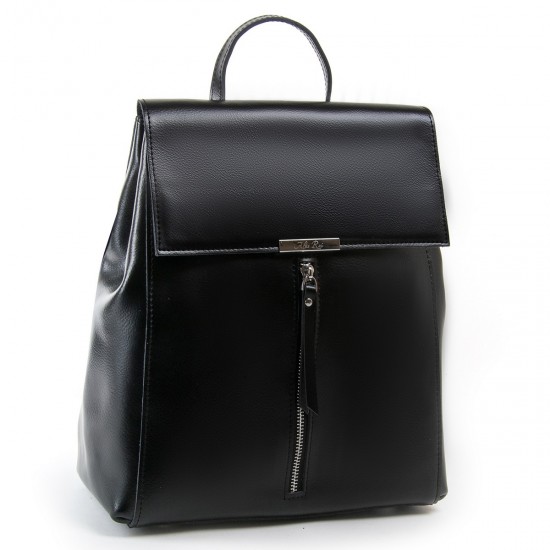 Женский рюкзак из натуральной кожи ALEX RAI 373 черный