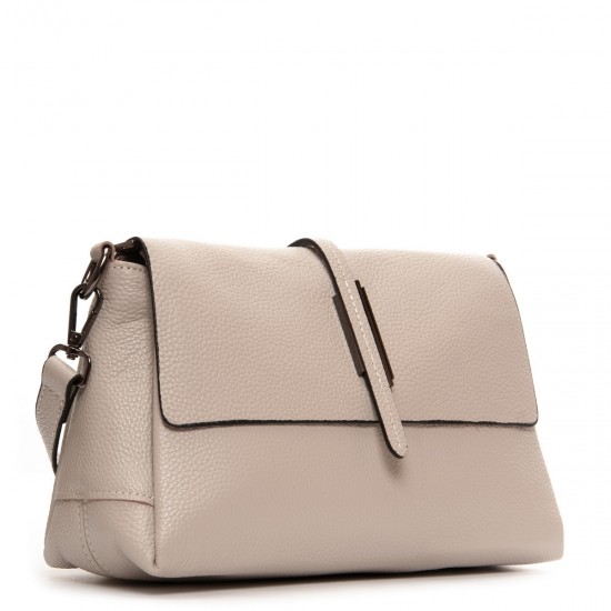 Женская сумка из натуральной кожи ALEX RAI 99104 бежевый
