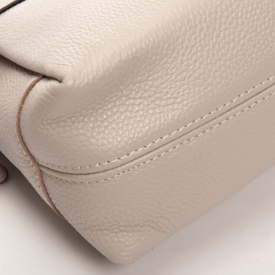 Женская сумка из натуральной кожи ALEX RAI 99104 бежевый