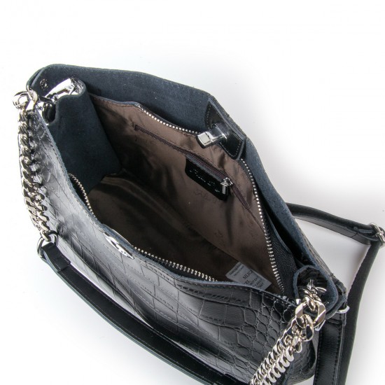Жіноча сумка з натуральної шкіри ALEX RAI 3202 чорний