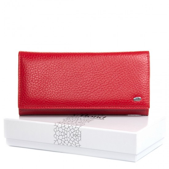 Женский кожаный кошелек dr.Bond Classic W501-4 красный
