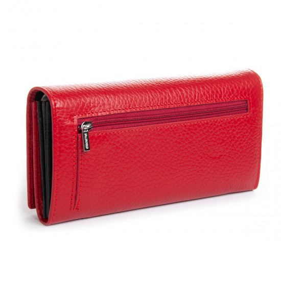 Женский кожаный кошелек dr.Bond Classic W501-4 красный