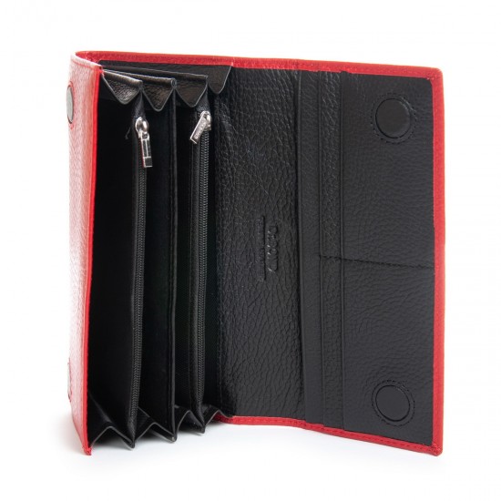 Женский кожаный кошелек dr.Bond Classic W501-4 красный