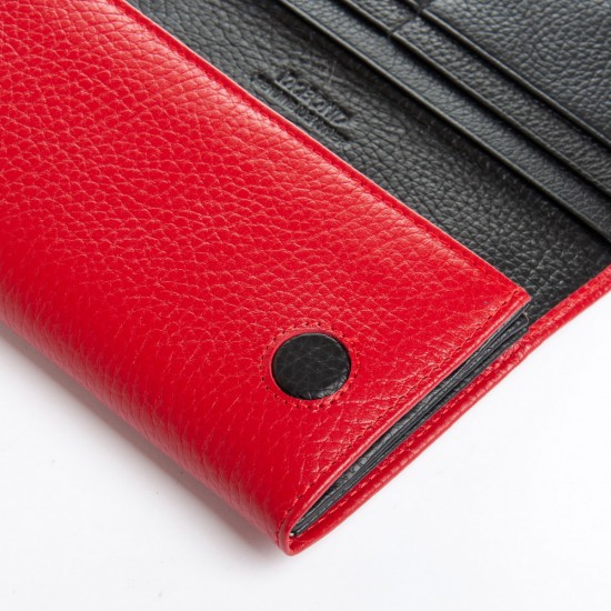 Женский кожаный кошелек dr.Bond Classic W501-4 красный