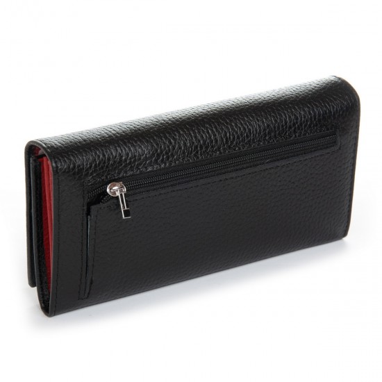 Женский кожаный кошелек dr.Bond Classic W501-4 черный Женский кожаный кошелек dr.Bond Classic W501-4 черный