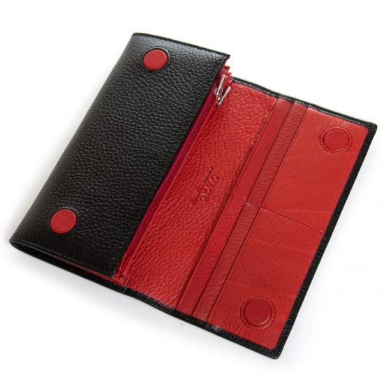 Женский кожаный кошелек dr.Bond Classic W501-4 черный Женский кожаный кошелек dr.Bond Classic W501-4 черный