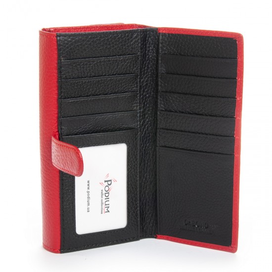 Женский кожаный кошелек dr.Bond Classic W46-4 красный Женский кожаный кошелек dr.Bond Classic W46-4 красный