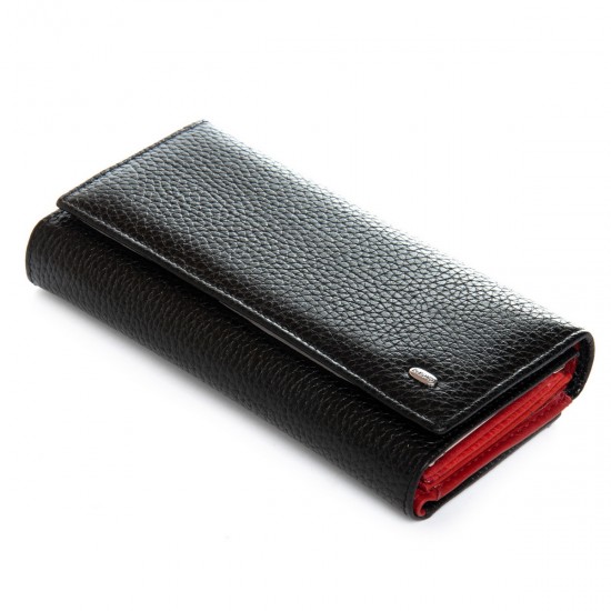 Женский кожаный кошелек dr.Bond Classic W46-4 черный Женский кожаный кошелек dr.Bond Classic W46-4 черный