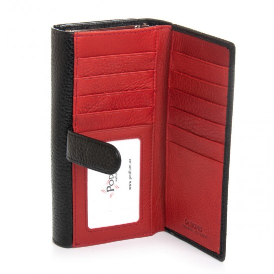 Женский кожаный кошелек dr.Bond Classic W46-4 черный Женский кожаный кошелек dr.Bond Classic W46-4 черный