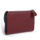 Женский кожаный кошелек dr.Bond Rainbow WRS-239-1 бордовый