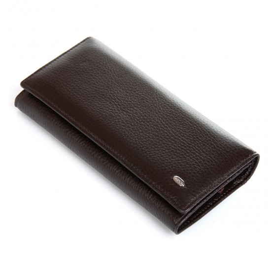 Жіночий шкіряний гаманець dr.Bond Classic W501-2 кавовий