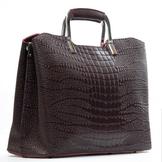 Женская сумка из натуральной кожи ALEX RAI 1540-1 бордовый Женская сумка из натуральной кожи ALEX RAI 1540-1 бордовый