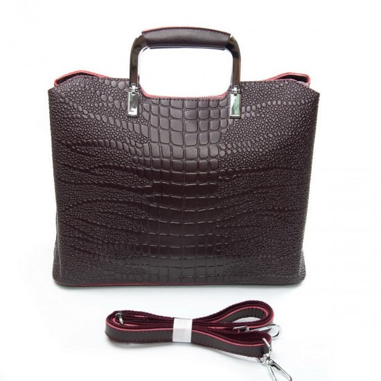 Женская сумка из натуральной кожи ALEX RAI 1540-1 бордовый Женская сумка из натуральной кожи ALEX RAI 1540-1 бордовый