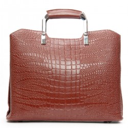 Женская сумка из натуральной кожи ALEX RAI 1540-1 коричневый 2