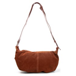 Женская сумка из натуральной кожи + замши ALEX RAI 3035 коричневый