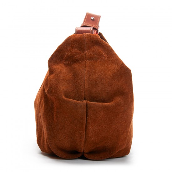 Женская сумка из натуральной кожи + замши ALEX RAI 3035 коричневый