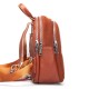 Женская сумка-рюкзак из натуральной кожи + замши ALEX RAI 2058 коричневый