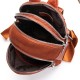 Женская сумка-рюкзак из натуральной кожи + замши ALEX RAI 2058 коричневый