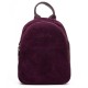 Женская сумка-рюкзак из натуральной кожи + замши ALEX RAI 2058 бордовый