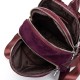 Женская сумка-рюкзак из натуральной кожи + замши ALEX RAI 2058 бордовый