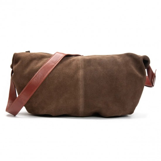 Жіноча сумка з натуральної шкіри + замші ALEX RAI 3035 хакі