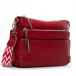 Жіноча сумка з натуральної шкіри ALEX RAI 8269 винний