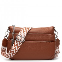 Жіноча сумка з натуральної шкіри ALEX RAI 8269 коричневий