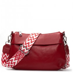 Жіноча сумка з натуральної шкіри ALEX RAI 6001 винний