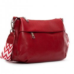 Жіноча сумка з натуральної шкіри ALEX RAI 6001 винний