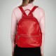 Женский рюкзак из натуральной кожи ALEX RAI 95517-9 красный