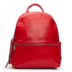 Женский рюкзак из натуральной кожи ALEX RAI 95517-9 красный