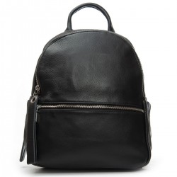 Женский рюкзак из натуральной кожи ALEX RAI 95517-9 черный
