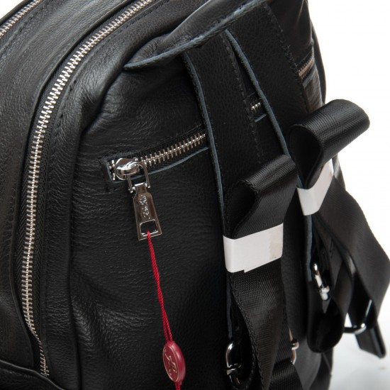 Женский рюкзак из натуральной кожи ALEX RAI 95517-9 черный