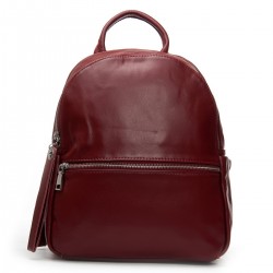 Женский рюкзак из натуральной кожи ALEX RAI 95517-9 бордовый
