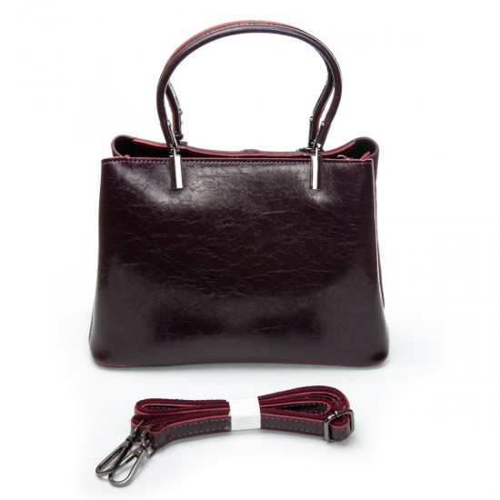 Женская сумка из натуральной кожи + замши ALEX RAI 385 бордовый Женская сумка из натуральной кожи + замши ALEX RAI 385 бордовый